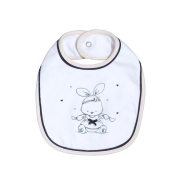 Yếm cho bé hình thỏ viền đen nổi bật